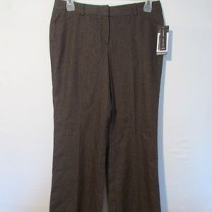 Larry Levine Fit & Flare Stretch Dress Pants Sz 10